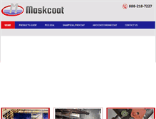 Tablet Screenshot of maskcoat.com